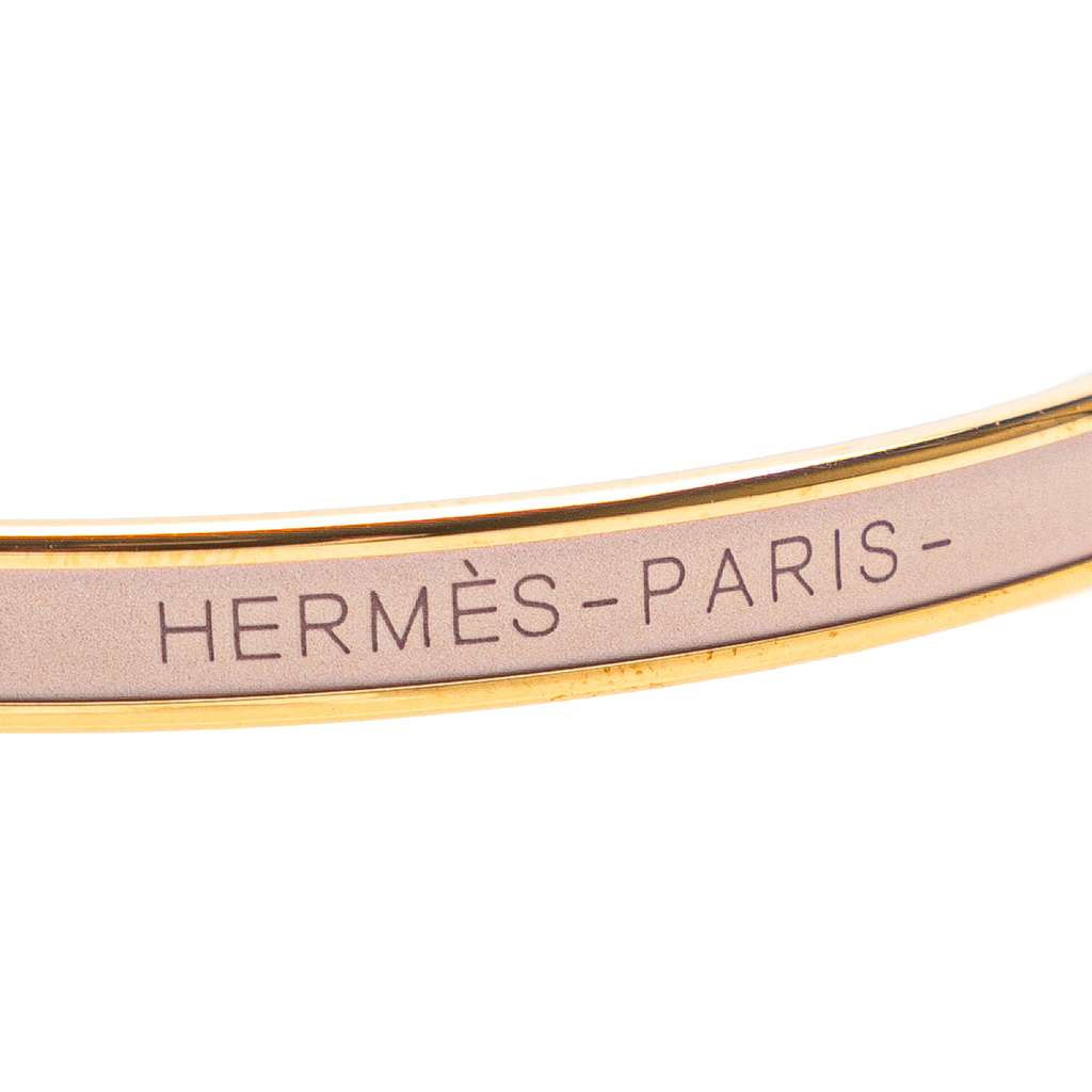 Hermès Extra Narrow Enamel Uni Bangle 62 - 4