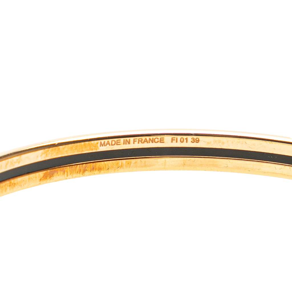 Hermès Extra Narrow Enamel Uni Bangle 62 - 5