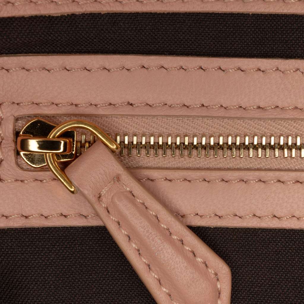 Fendi Zucca Embossed Leather Baguette Satchel - Detail 2