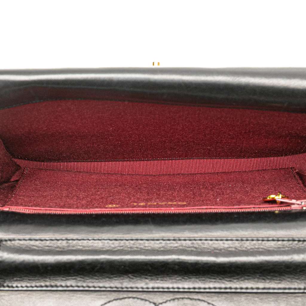 Chanel Quilted Lambskin Half Moon Double Flap - 4