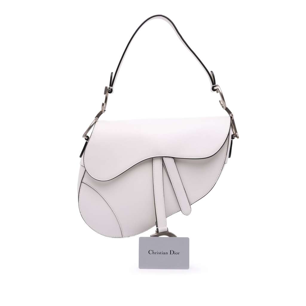 Dior Smooth Calfskin Saddle Bag - Image 13