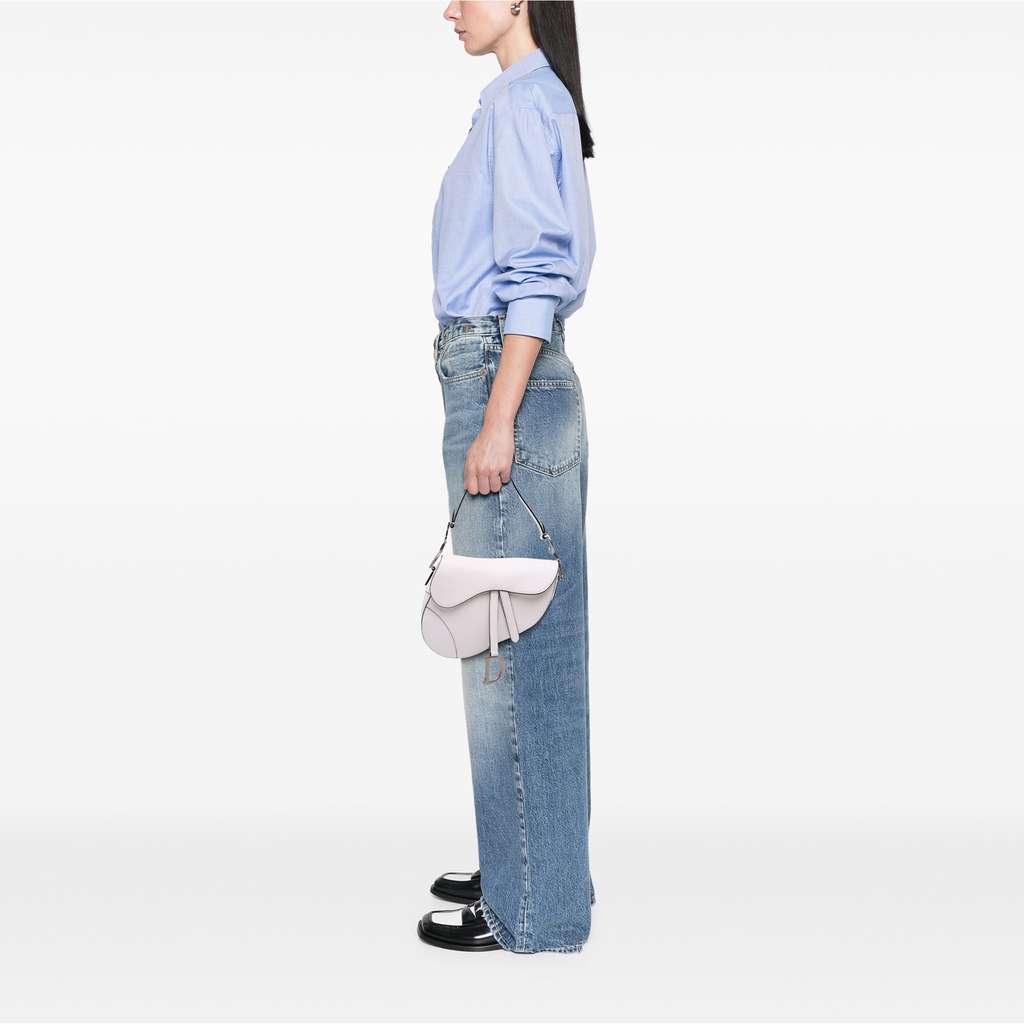 Dior Smooth Calfskin Saddle Bag - Image 12