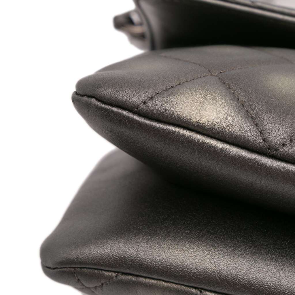 Chanel Quilted Metallic Lambskin Trendy CC Flap - Image 10