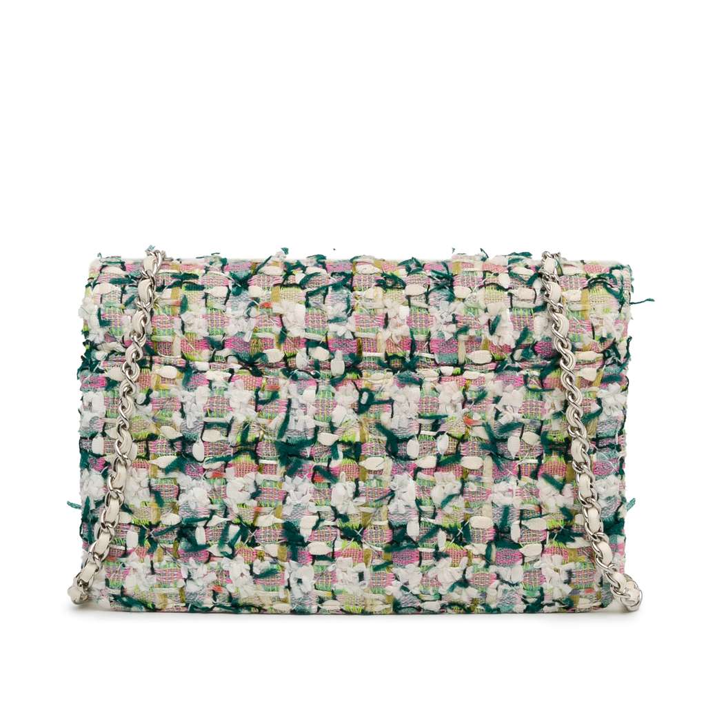 Chanel Tweed Beauty Lock Flap Bag - 3