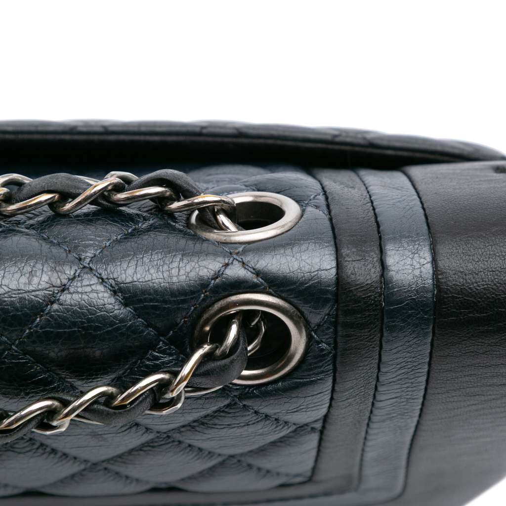 Chanel Medium Bicolor Quilted Calfskin Flap - Image 13