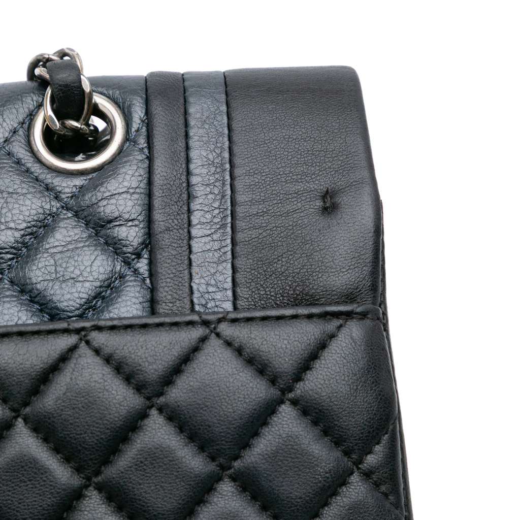 Chanel Medium Bicolor Quilted Calfskin Flap - Image 11