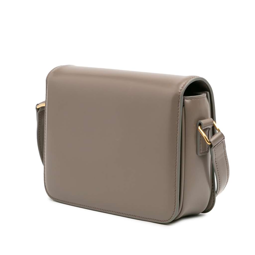 Celine Teen Shiny Calfskin Triomphe Crossbody - 2