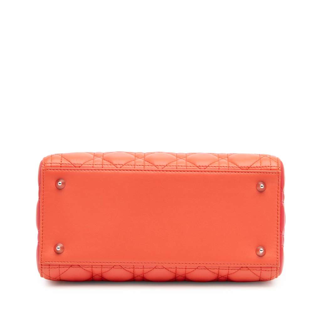 Dior Medium Bicolor Lambskin Cannage Lady Dior - Image 6