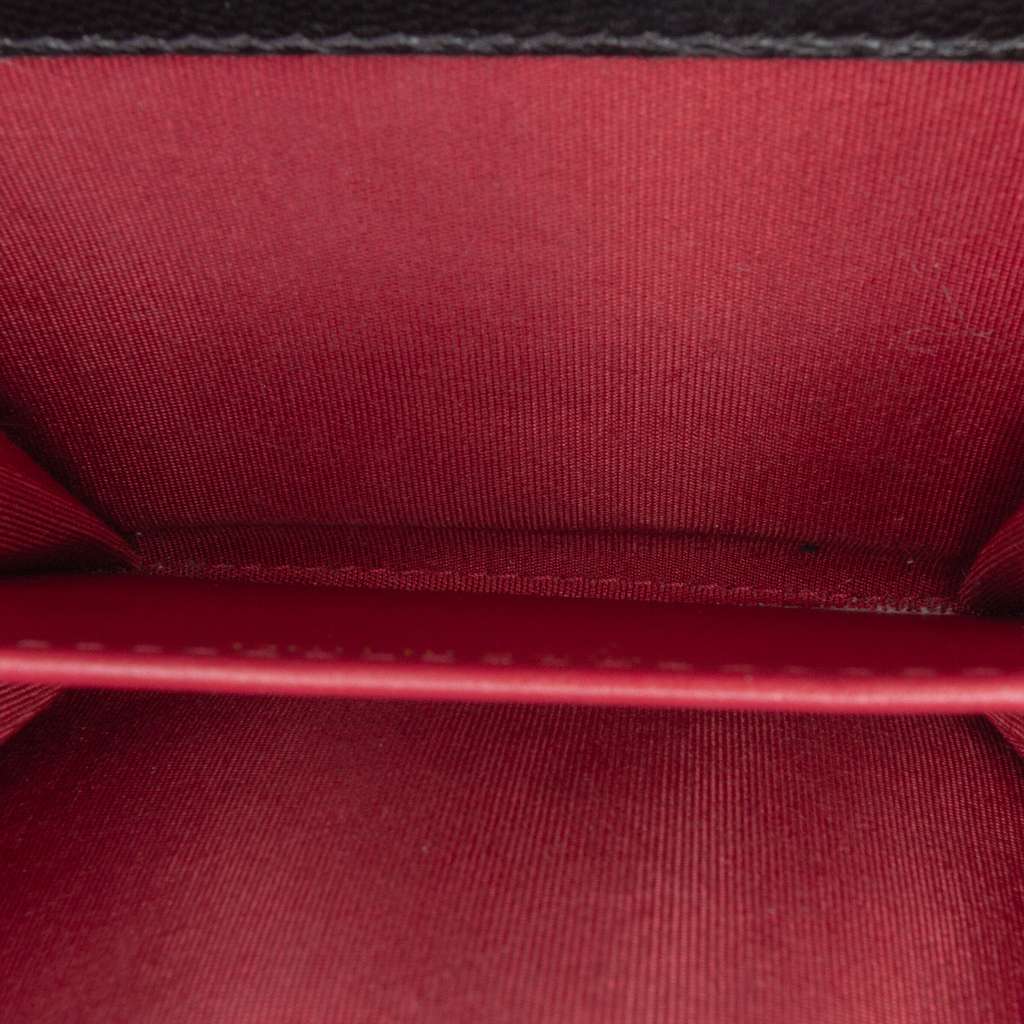 Chanel Lambskin 19 Flap Coin Purse With Chain - 4