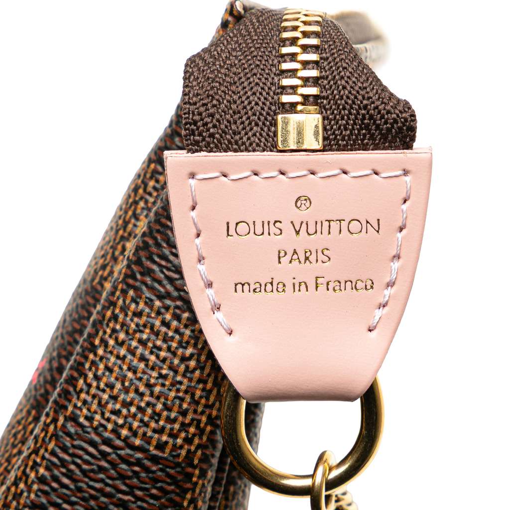 Louis Vuitton Damier Ebene Vivienne Holiday Mini Pochette Accessoires - Side view