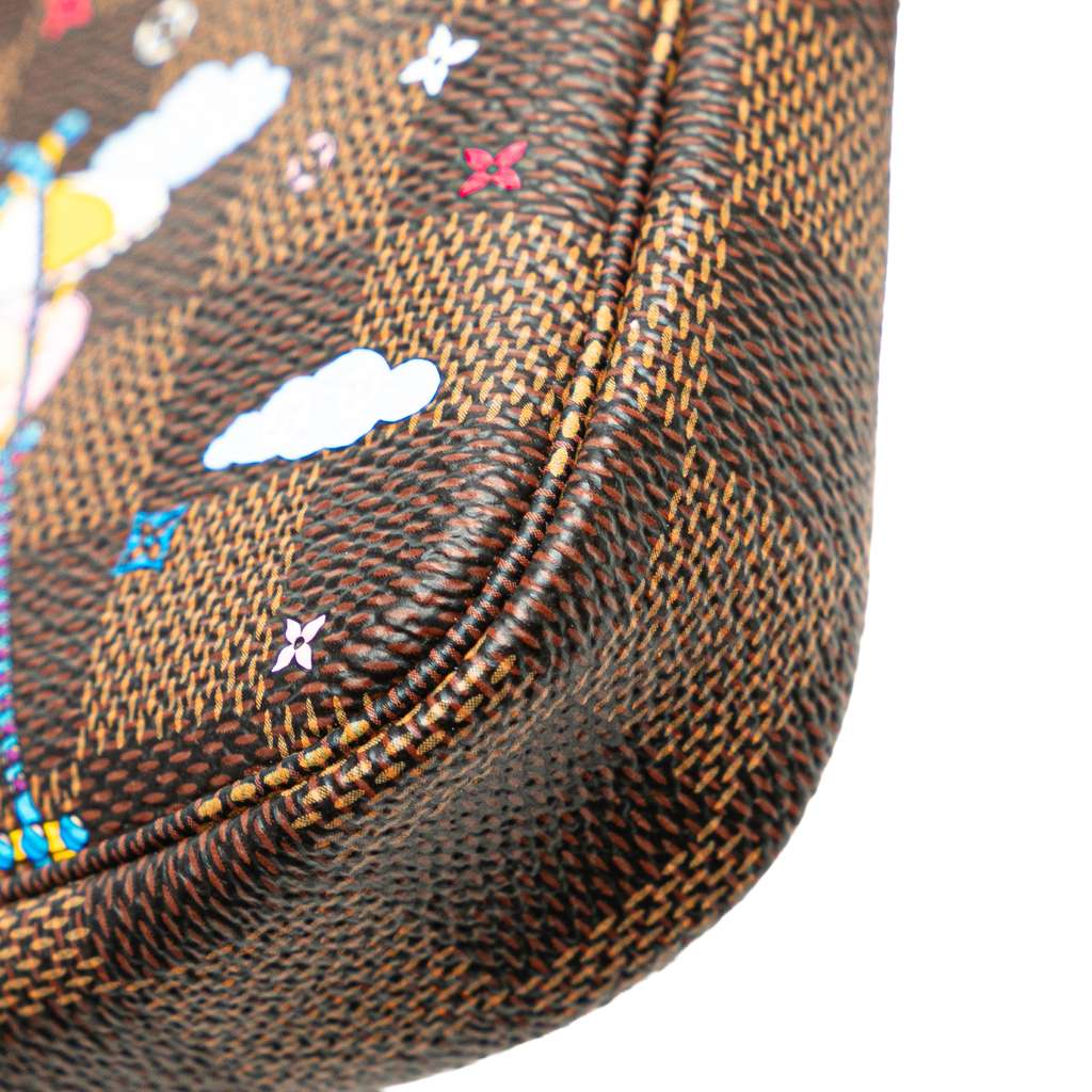 Louis Vuitton Damier Ebene Vivienne Holiday Mini Pochette Accessoires - Detail 2