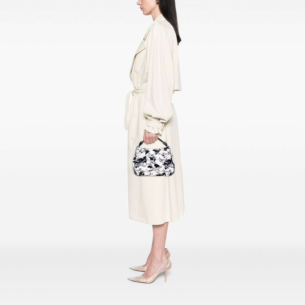 Chanel Printed Canvas Coco Airline Handbag - Image 12