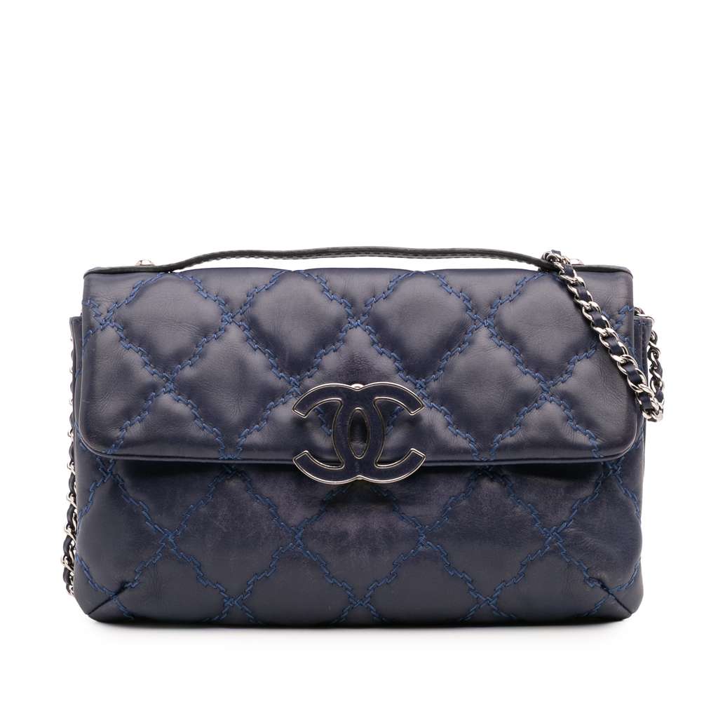 Chanel Mini Double Stitch Hamptons Flap