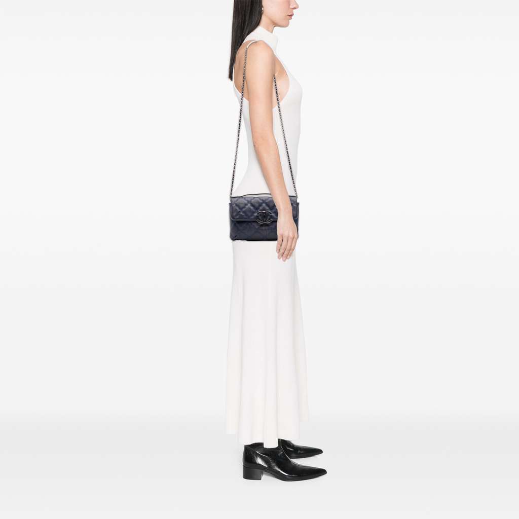 Chanel Mini Double Stitch Hamptons Flap - Image 13