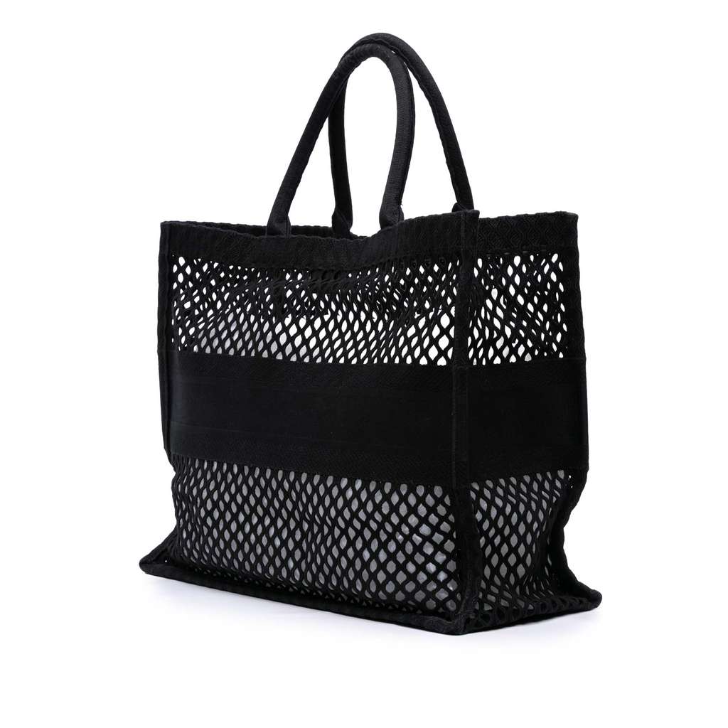 Dior Large Embroidered Mesh Book Tote - 2