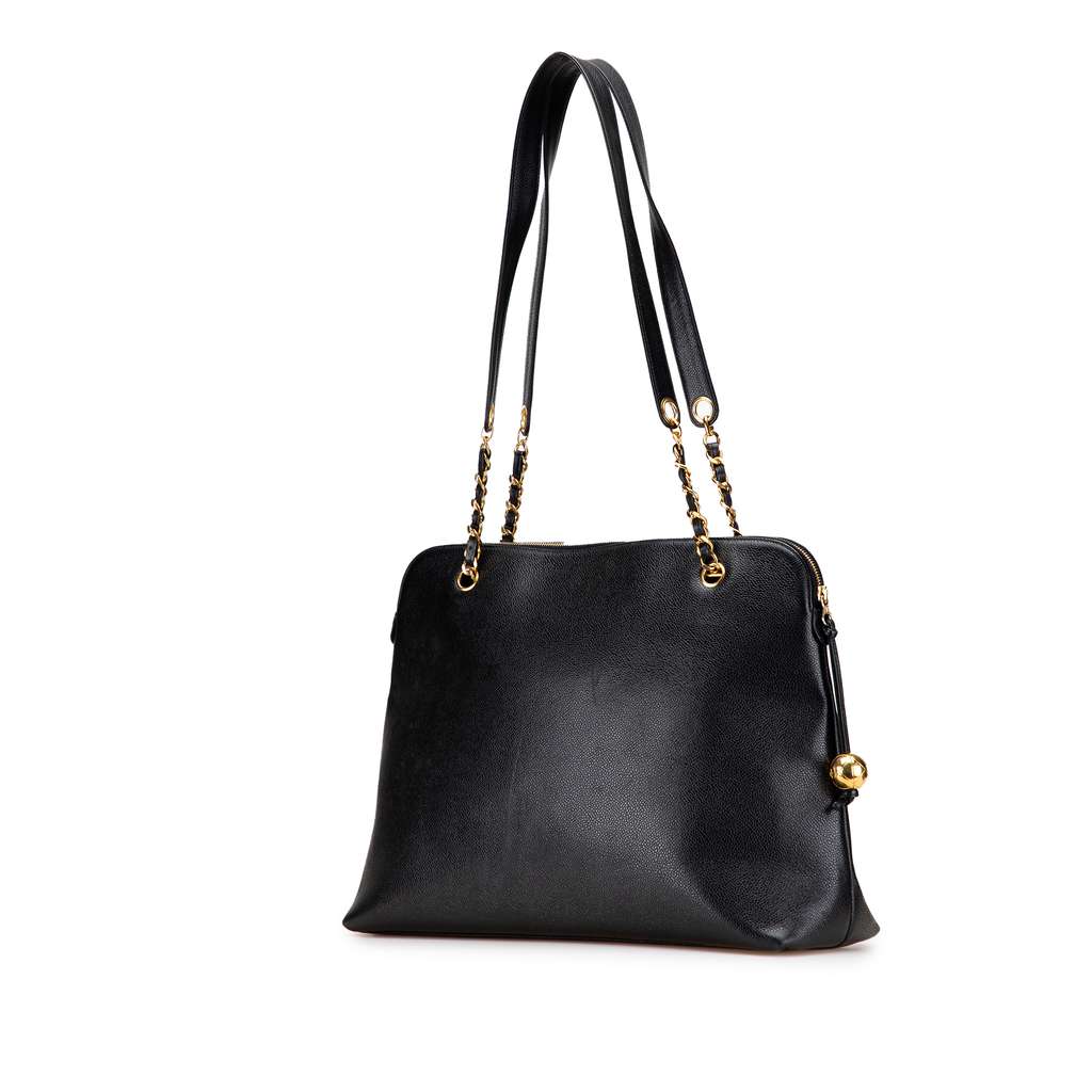 Chanel CC Caviar Chain Tote - 2