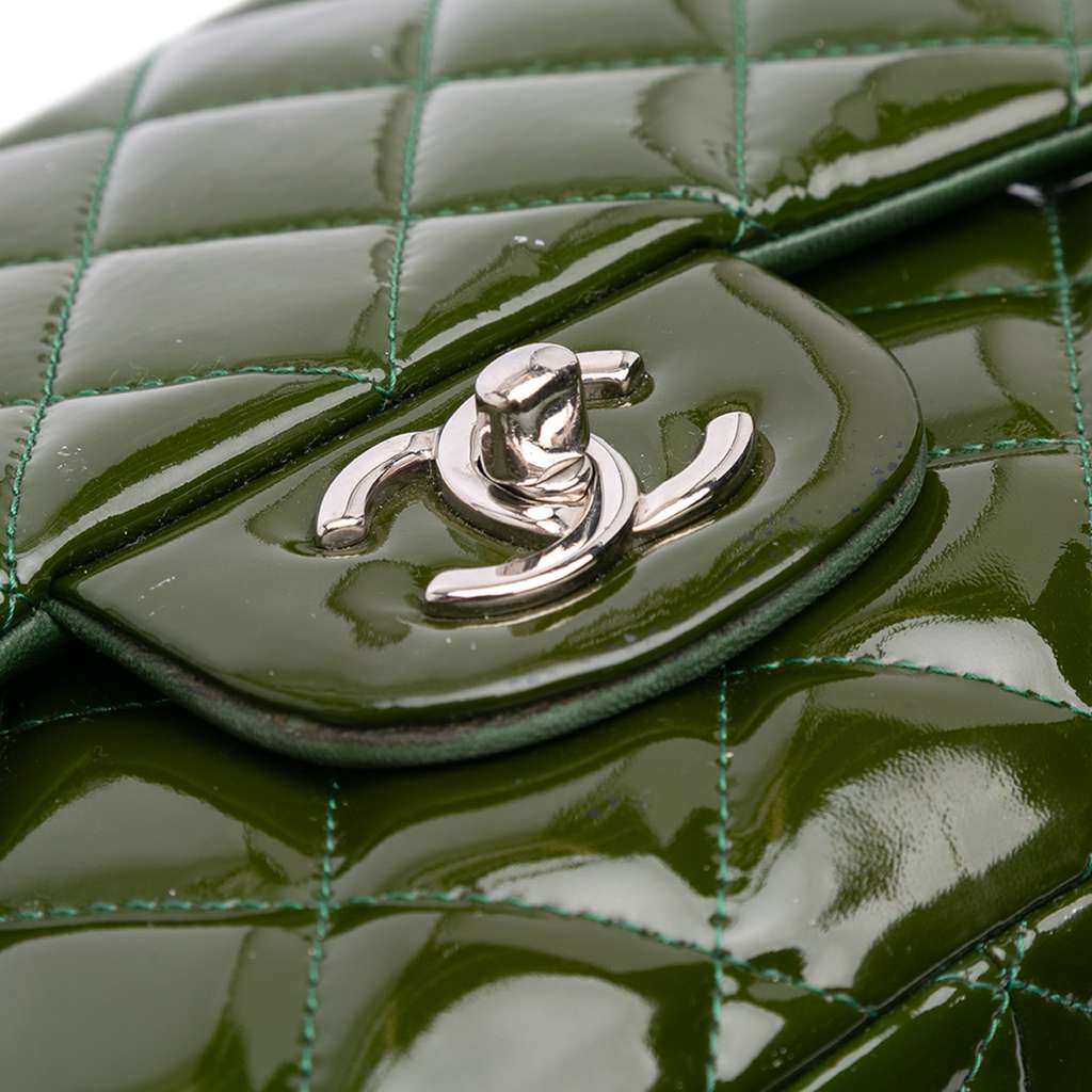Chanel Jumbo Classic Patent Double Flap - Image 10