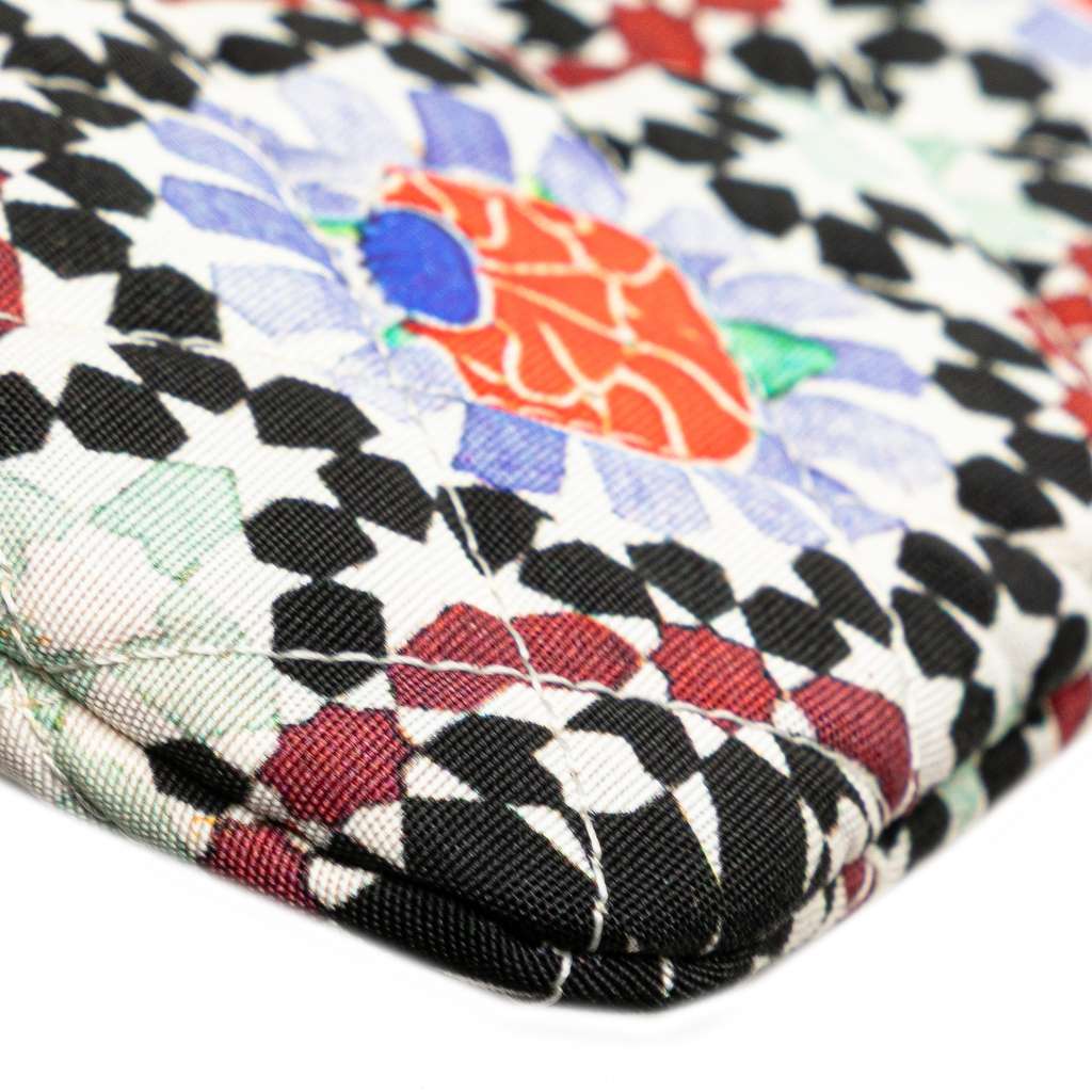 Chanel Paris Dubai Medium Printed Canvas Cosmetic Case - Image 12