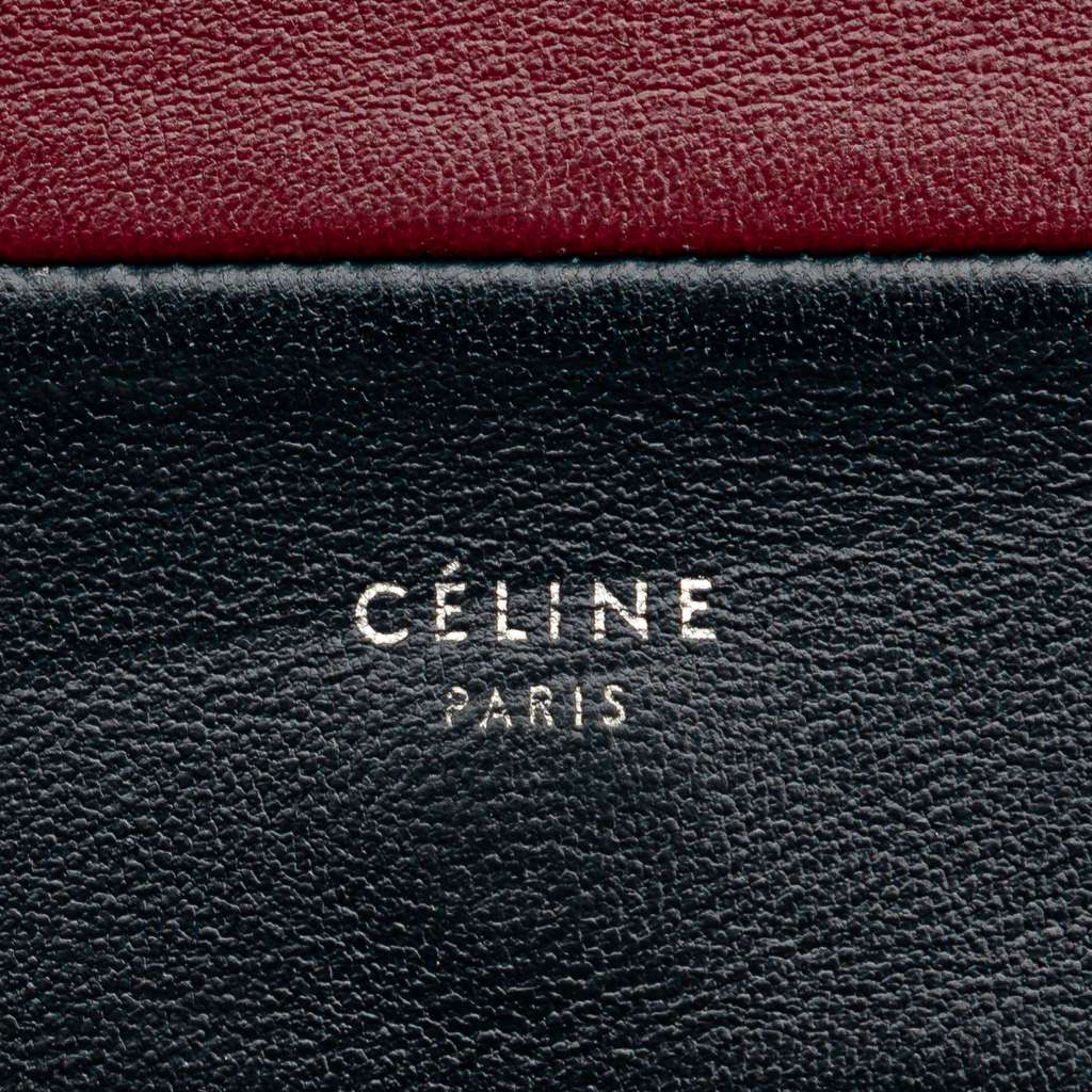 Celine Leather Frame Wallet on Chain - Side view