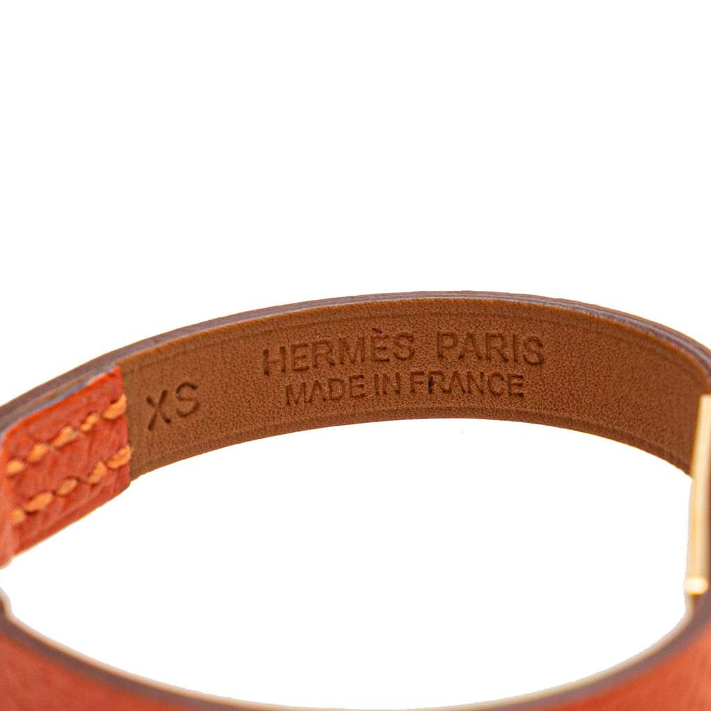 Hermès Epsom Rivale Mini Bracelet - Side view