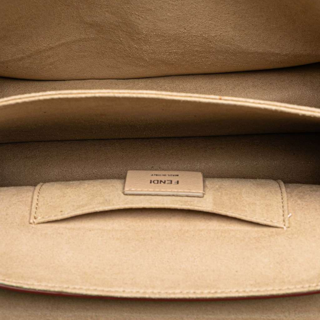 Fendi Medium Scalloped Leather Studded Kan I Satchel - 4