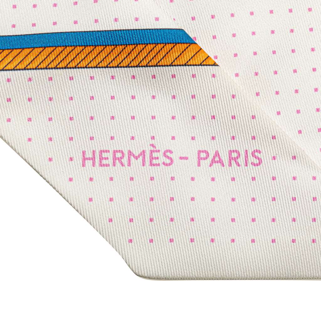 Hermès Les Voitures a Transformation Silk Twilly Scarf - Image 6