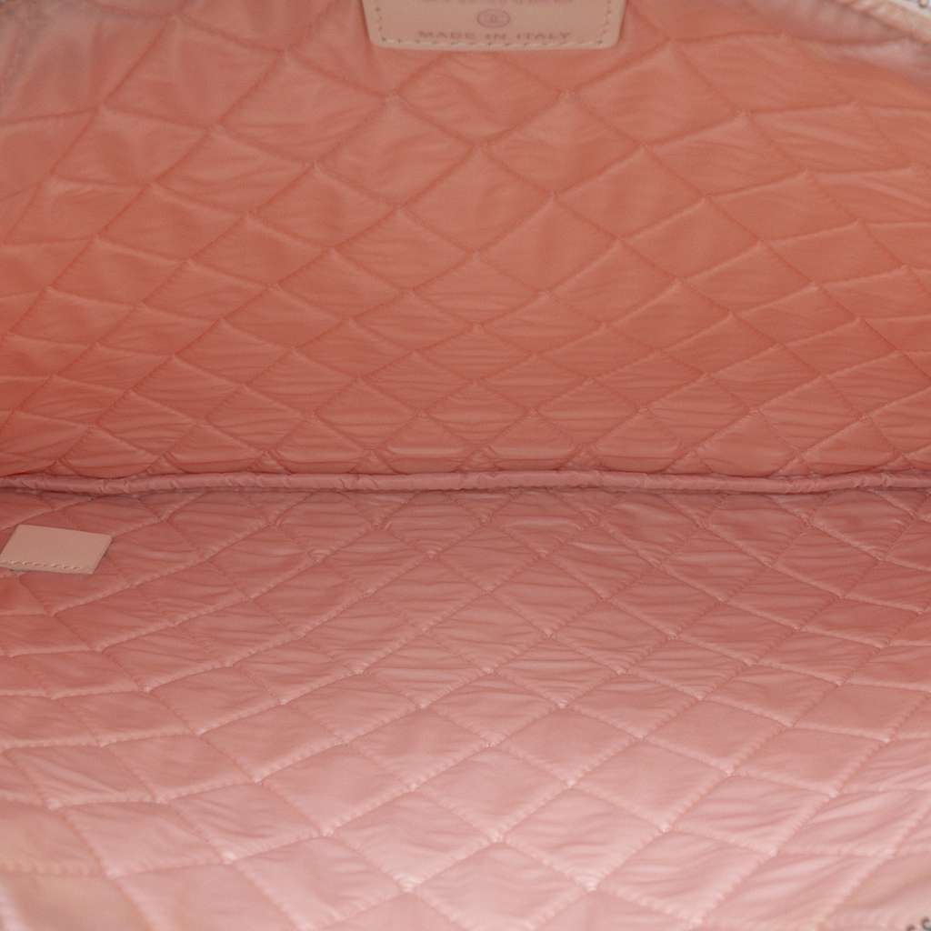 Chanel Large Quilted Printed Canvas Coco Cuba Libre O Case Clutch - 4