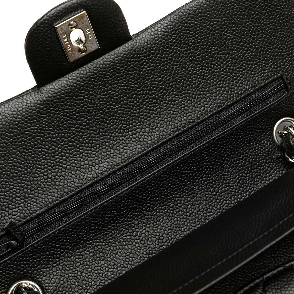 Chanel Medium Classic Caviar Double Flap - Image 10