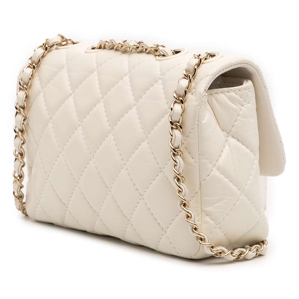 Chanel Small Mix Quilted Aged Calfskin New Clutch Flap - 2