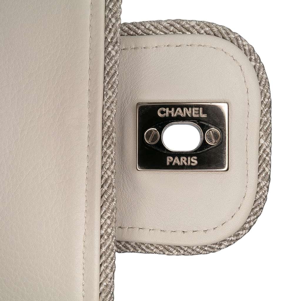Chanel Mini Quilted Lambskin and Metallic Trim Elementary Chic Flap - Detail 2