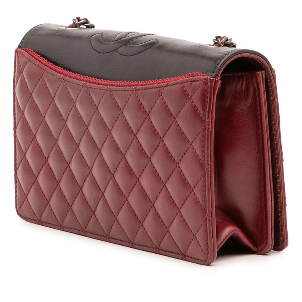 Chanel Small Quilted Lambskin Ballerine Flap Bag - Back view