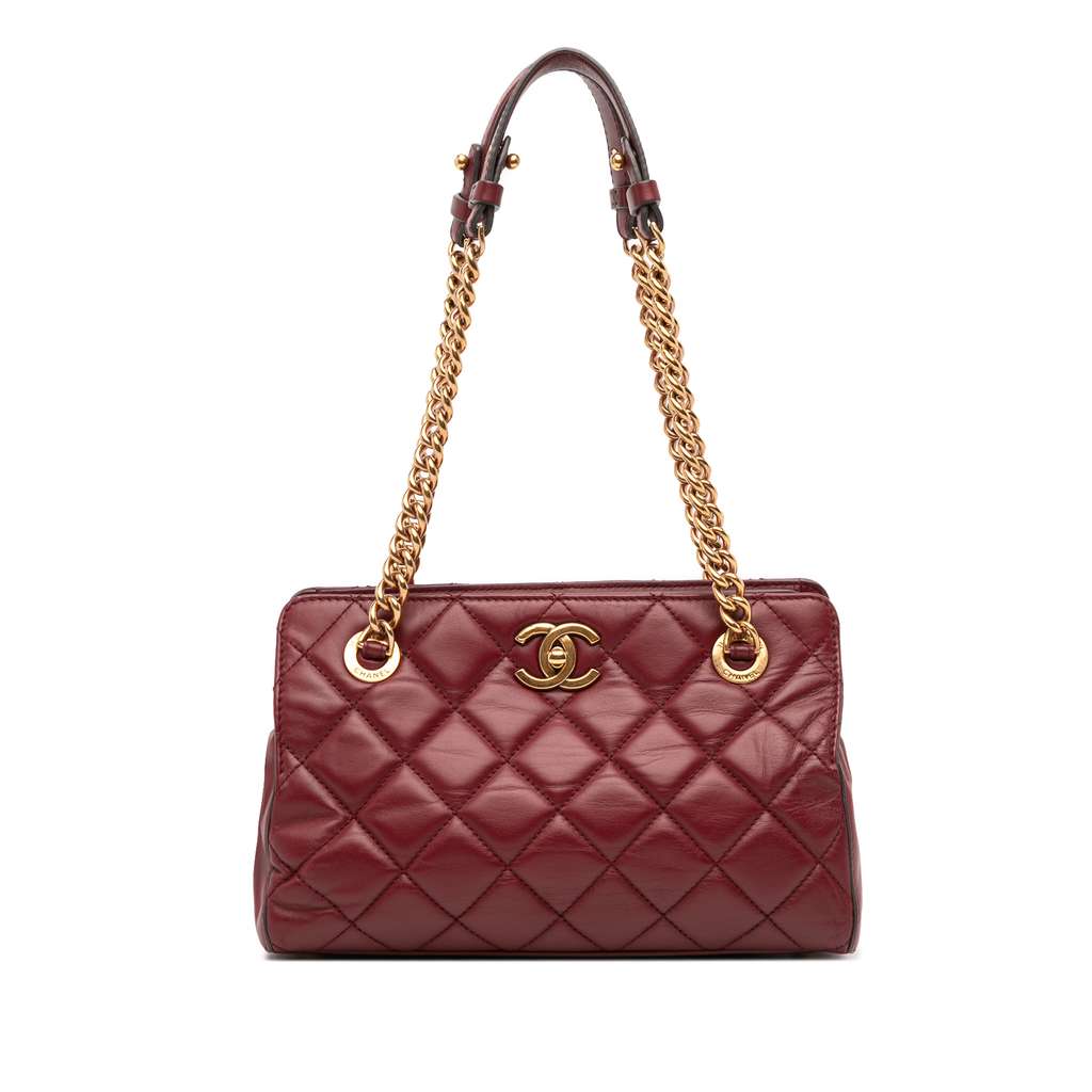 Chanel Small Quilted Calfskin Perfect Edge Tote