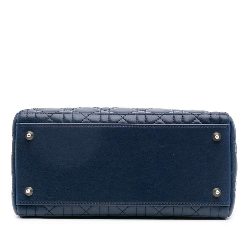 Dior Medium Lambskin Cannage Lady Dior - 3