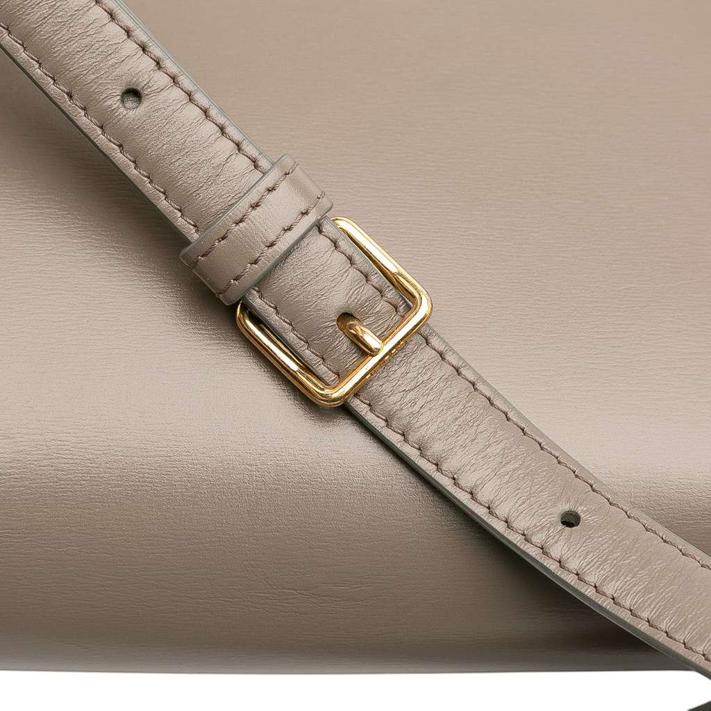 Celine Teen Shiny Calfskin Triomphe Crossbody - Image 13