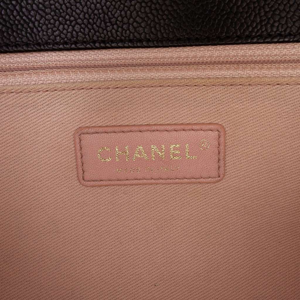 Chanel Paris Cuba Medium Caviar Thread Around Flap - Side view