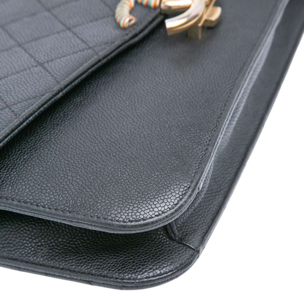 Chanel Paris Cuba Medium Caviar Thread Around Flap - Image 12