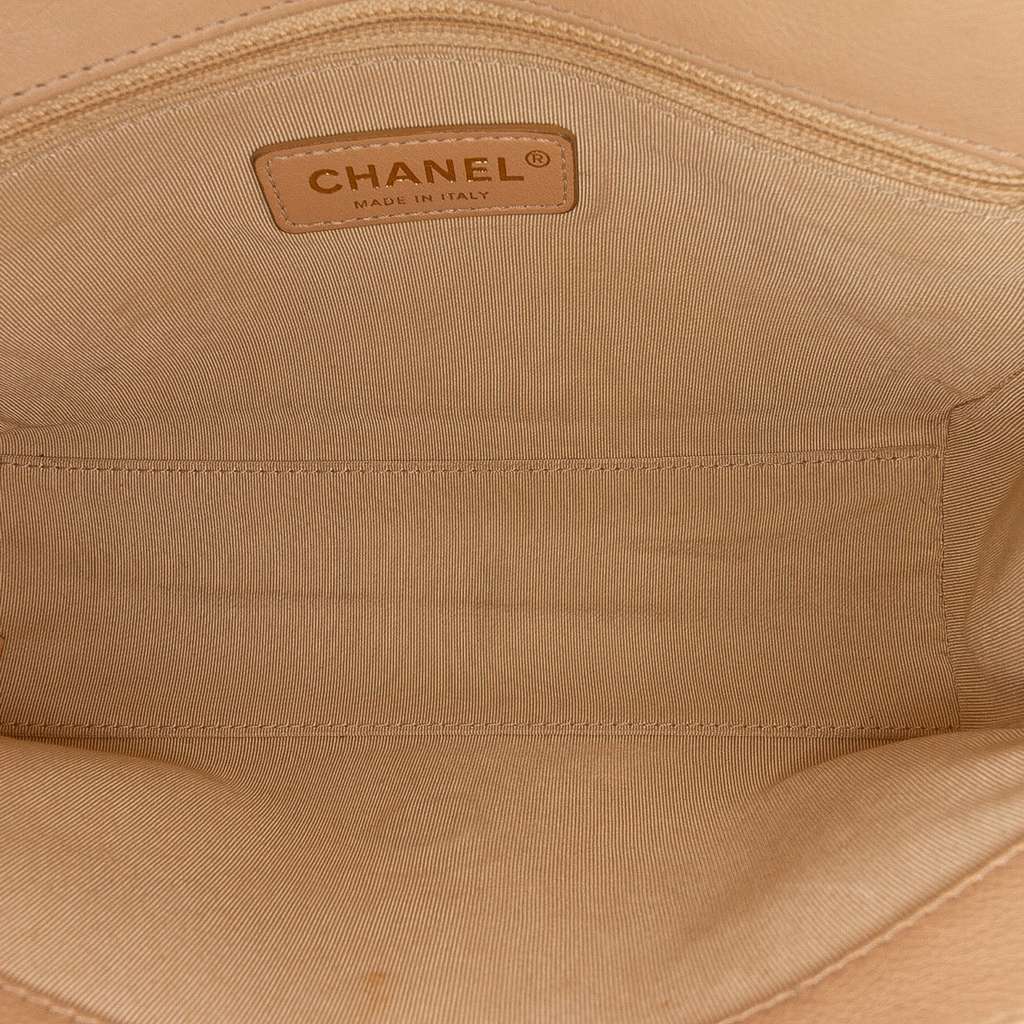 Chanel Medium Quilted Calfskin Label Click Flap - 4
