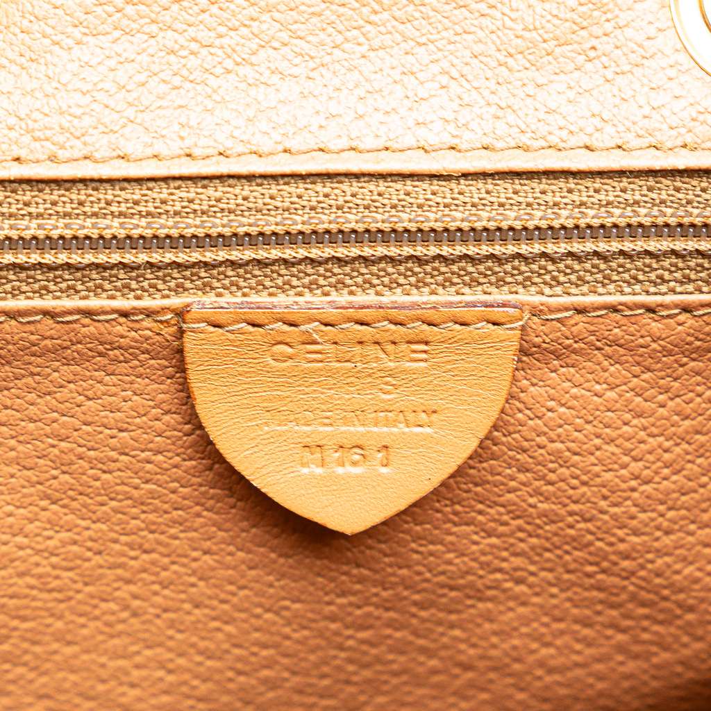 Celine Macadam Coated Canvas Backpack - Side view