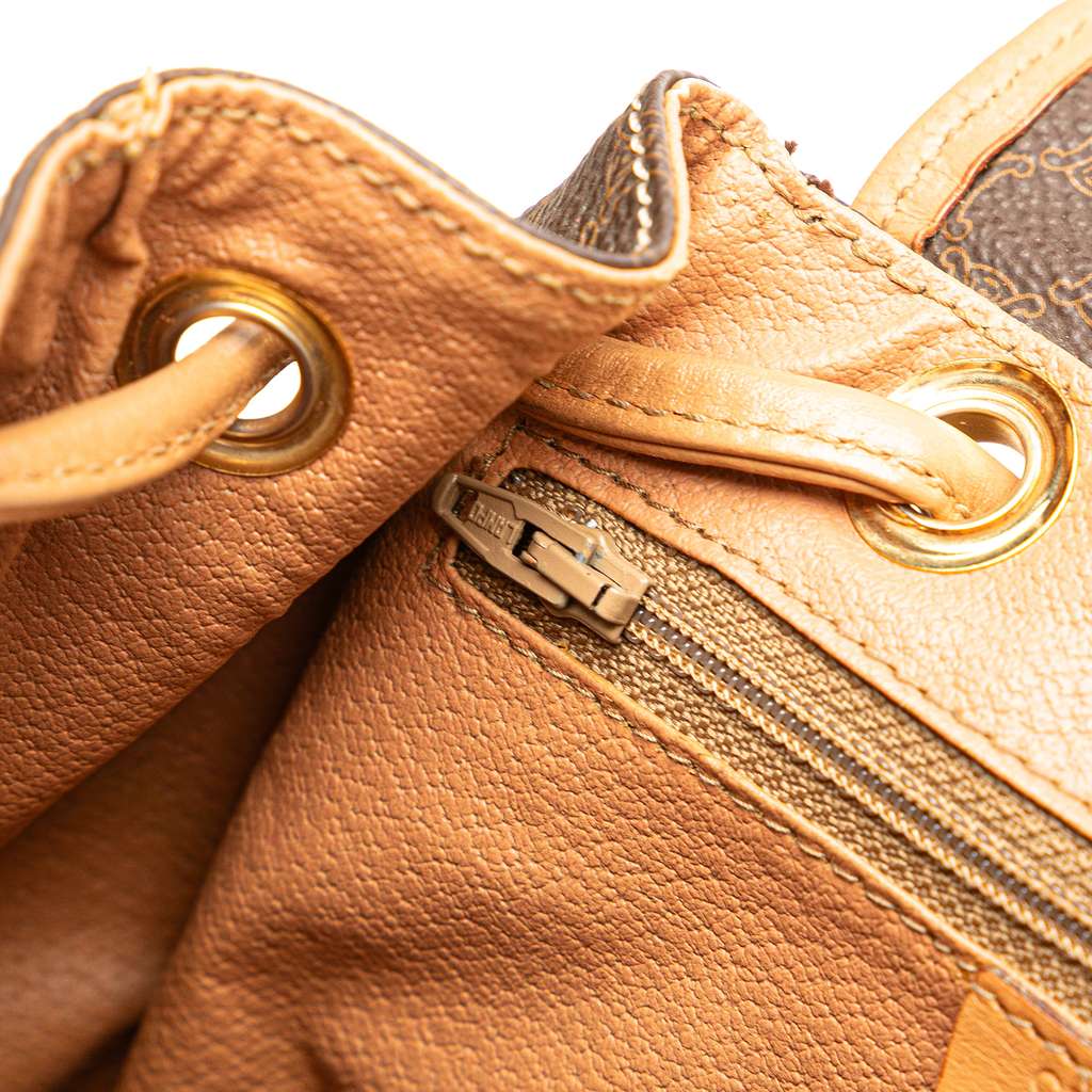 Celine Macadam Coated Canvas Backpack - Detail 1
