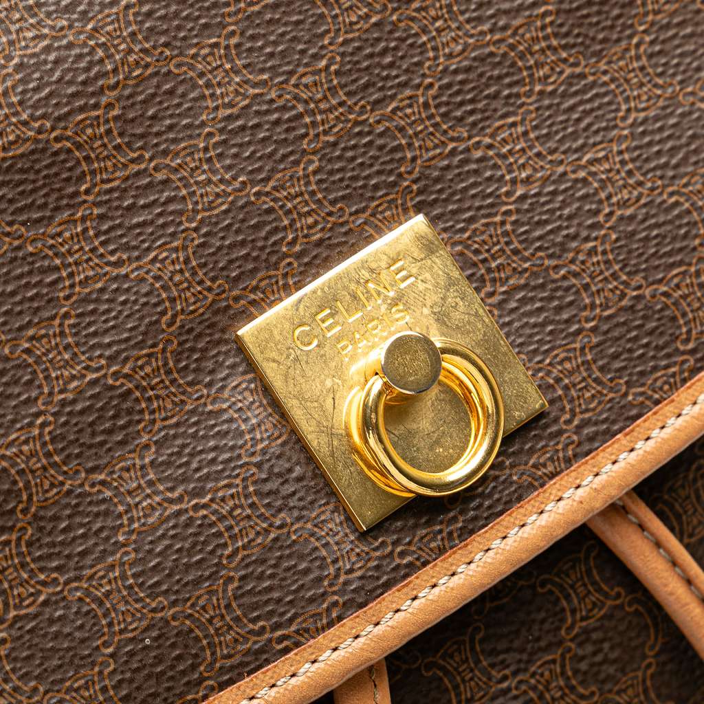 Celine Macadam Coated Canvas Backpack - Image 10