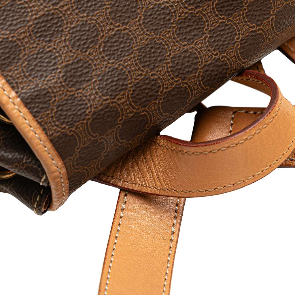 Celine Macadam Coated Canvas Backpack - Image 12