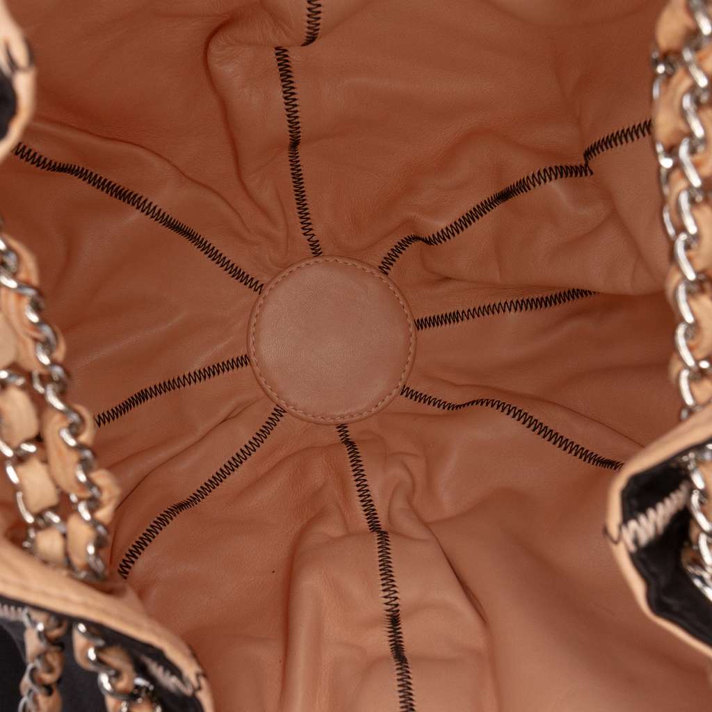 Chanel Lambskin and Satin Reversible Sac Cordon Bucket Bag - 4