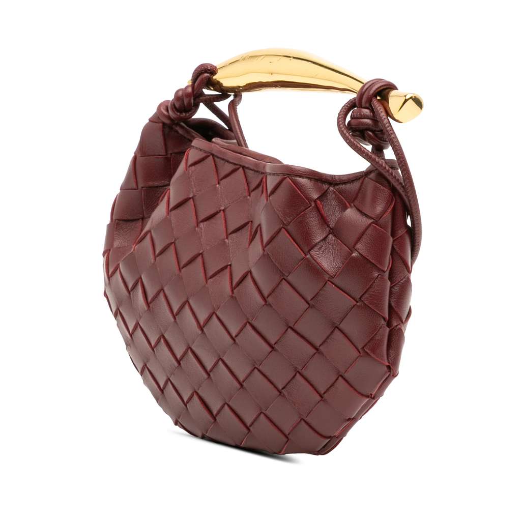 Bottega Veneta Baby Lambskin Intrecciato Sardine - Back view