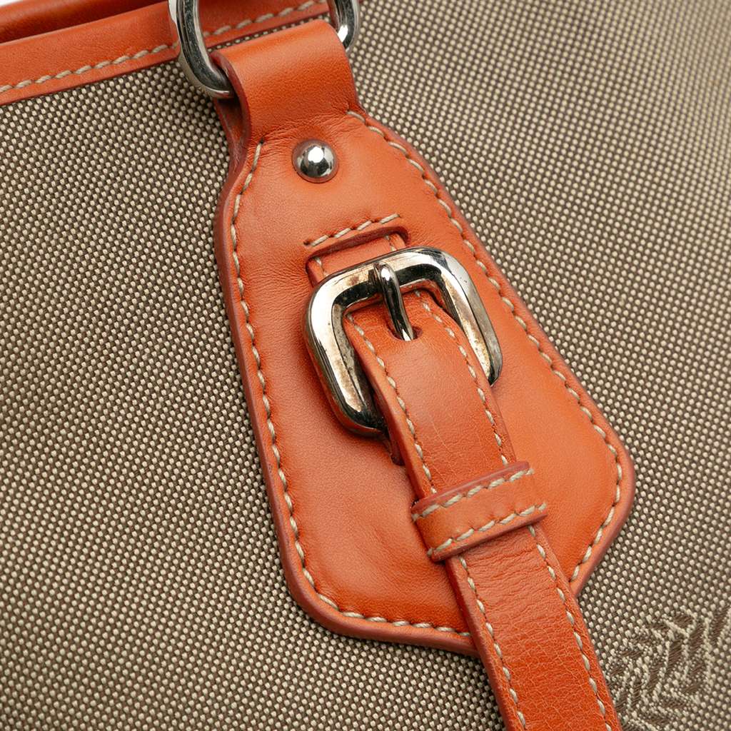 Prada Canvas Canapa Logo Convertible Tote - Image 11