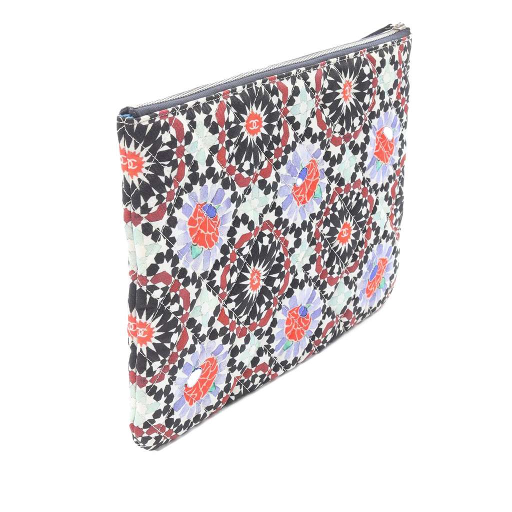 Chanel Paris Dubai Medium Printed Canvas Cosmetic Case - 2