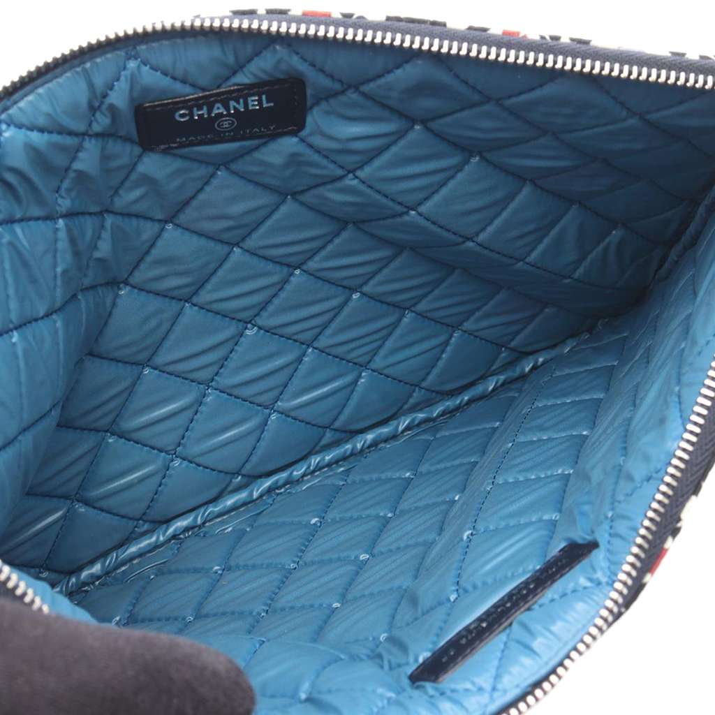 Chanel Paris Dubai Medium Printed Canvas Cosmetic Case - 3