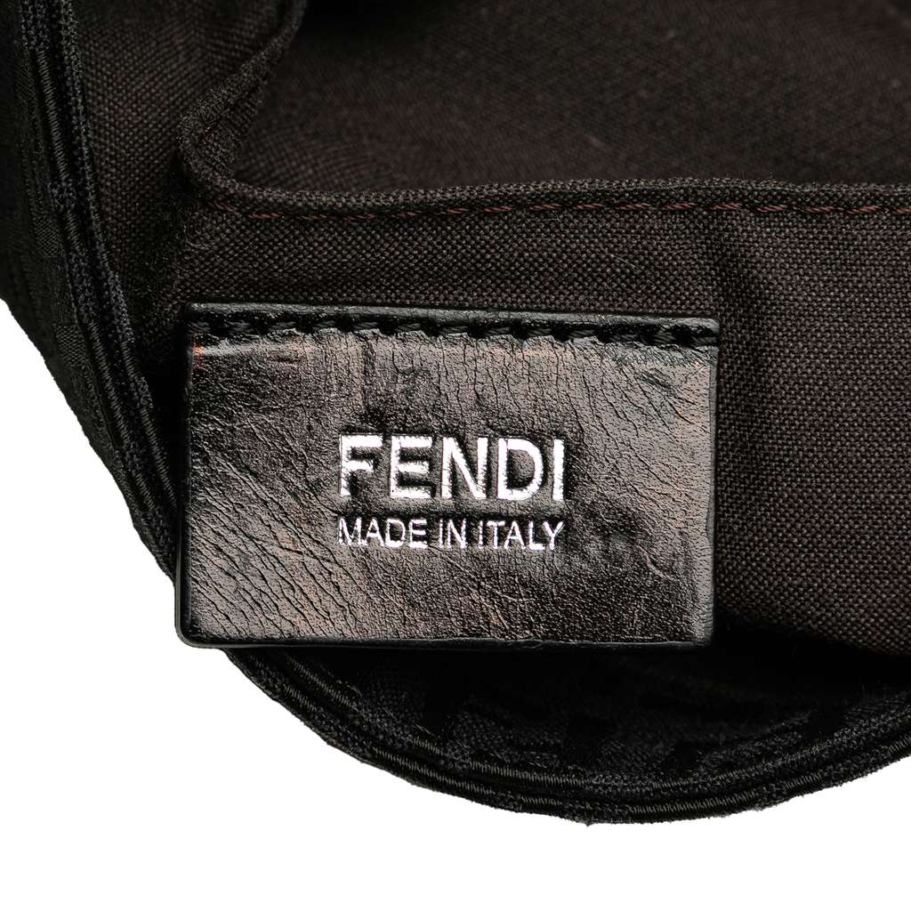 Fendi Zucchino Canvas Crossbody - Side view
