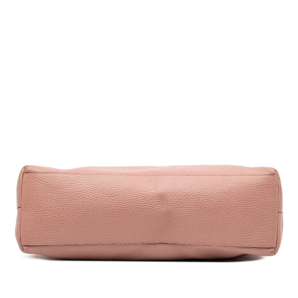 Gucci Leather Bamboo Tassel Satchel - Image 6