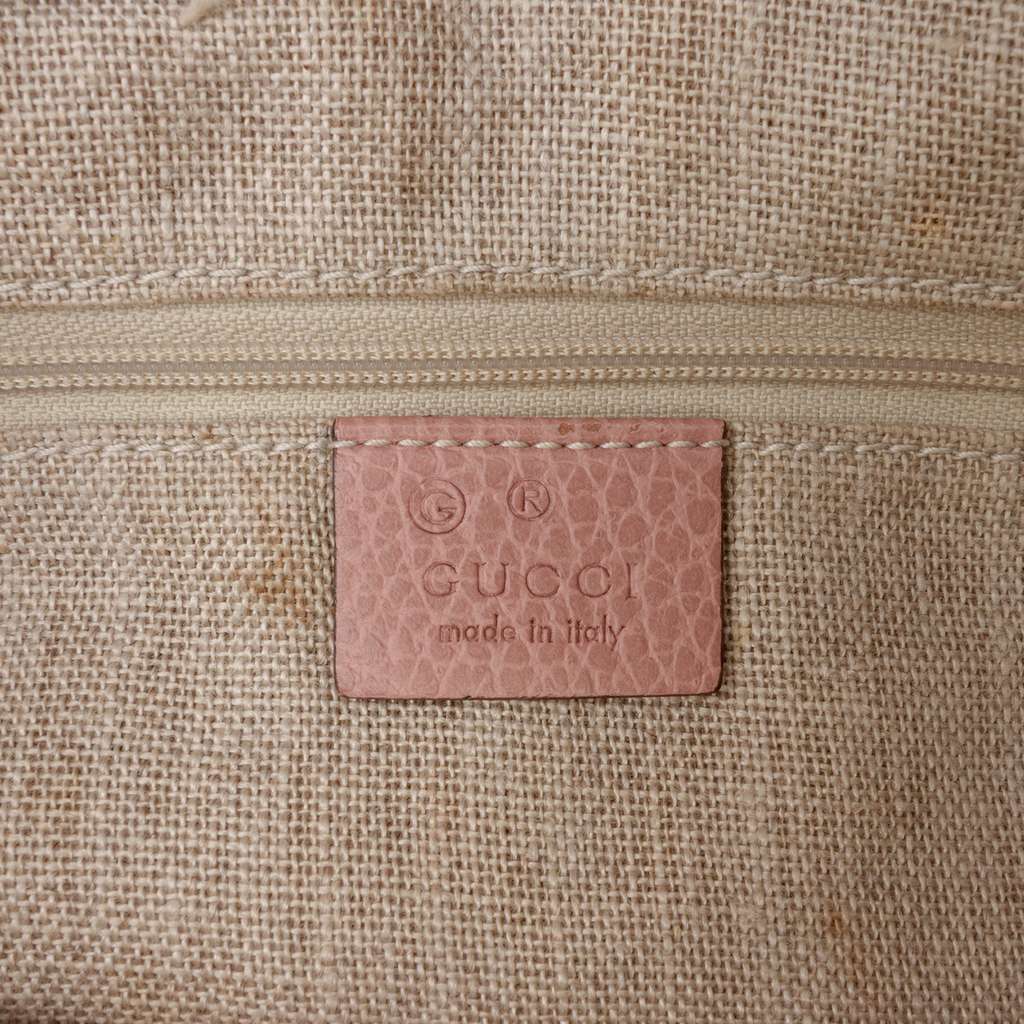 Gucci Leather Bamboo Tassel Satchel - Side view