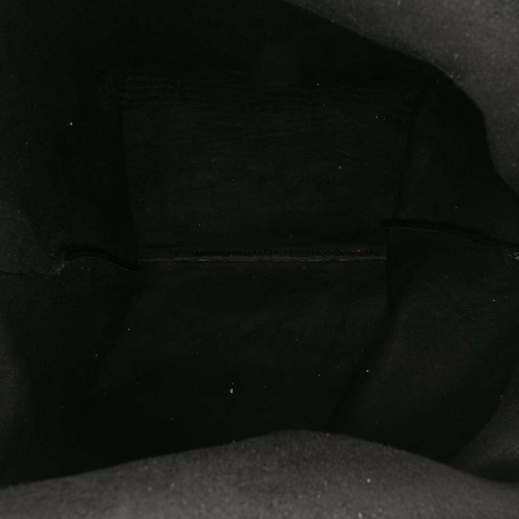 Saint Laurent Lambskin Teddy Drawstring Bucket Bag - 4